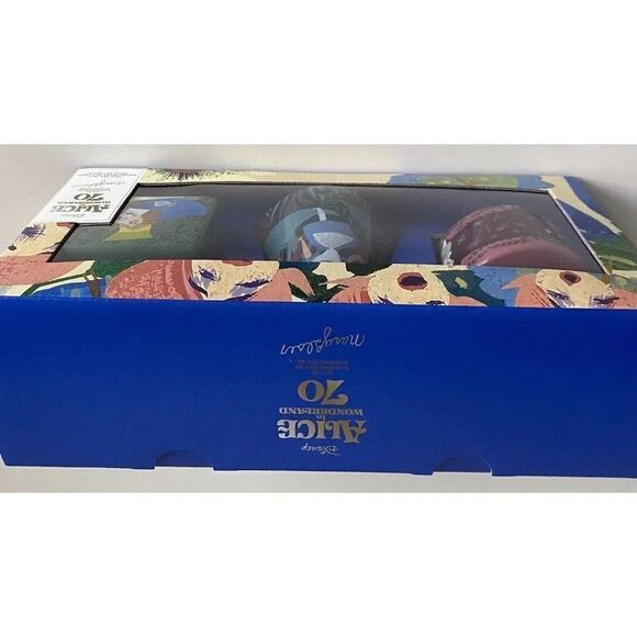 Set Of 3 Disney Store Alice in Wonderland By Mary Blair Vases 70th Anniversary - Picture 9 of 11